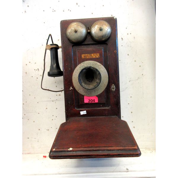 Vintage Northern Electric Wall Phone - No Crank