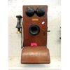 Image 1 : Vintage Northern Electric Wood Crank Wall Phone 