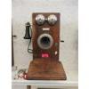 Image 1 : Vintage Northern Electric Wood Crank Wall Phone 