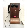 Image 1 : Vintage Wood Case Crank Wall Phone 