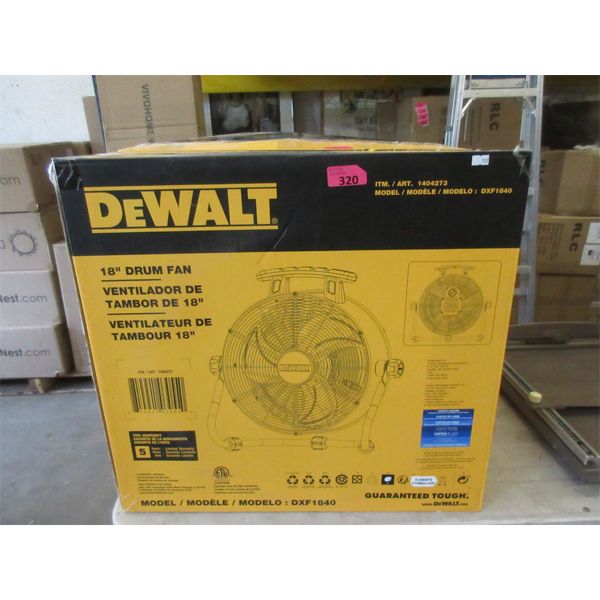 DeWalt 18" Drum Fan