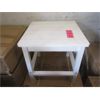 Image 1 : New White Resin Composite Patio End Table 