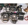 Image 1 : 6 Black Vintage Desk Phones 