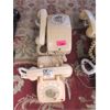 Image 1 : Vintage Ivory Desk and Wall Phone