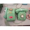 Image 1 : Vintage Green  Rotary Dial Desk & Wall Phone