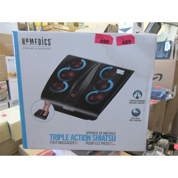 HoMedics Triple Action Shiatsu Foot Massager