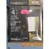 Image 1 : Pack of 4 Solar Post Accent Lights