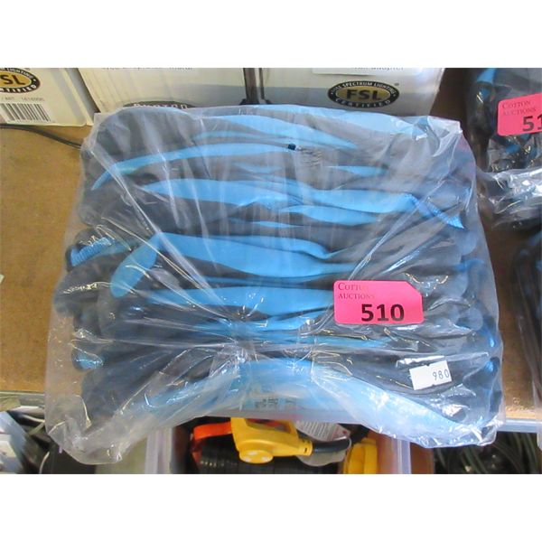 Pack of 12 Stout XXL Rubber Palm Work Gloves