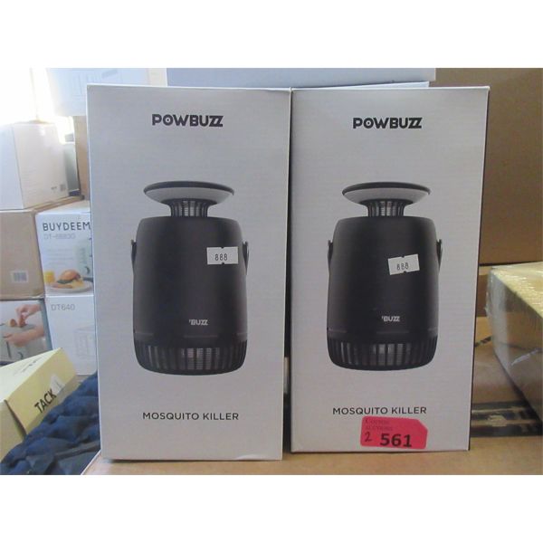 2 New PowBuzz Portable Mosquito Killers