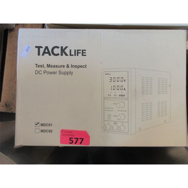 New Tacklife DC Power Supply - Model: MDC01