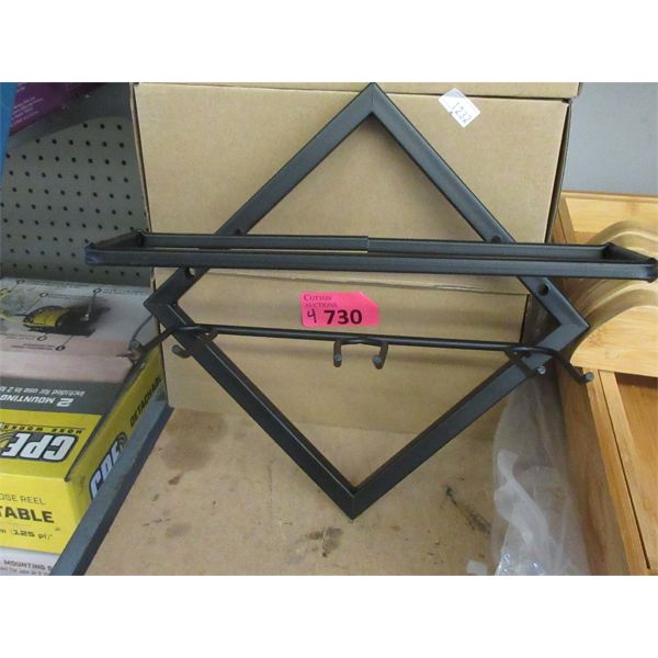 4 Boxes of 2 Metal Wall Wine Racks 