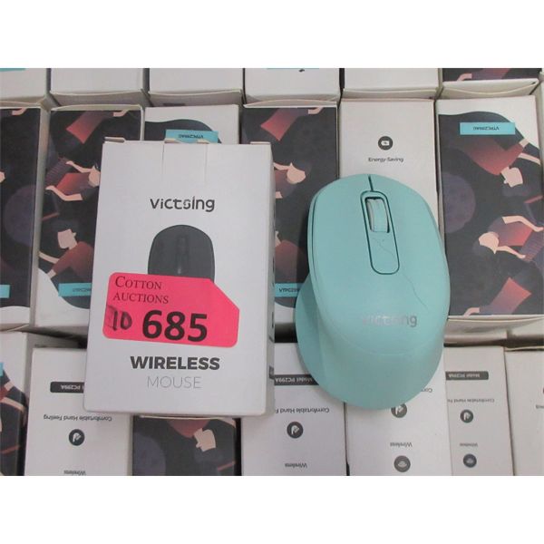 10 New Wireless Optical Mice - Aqua