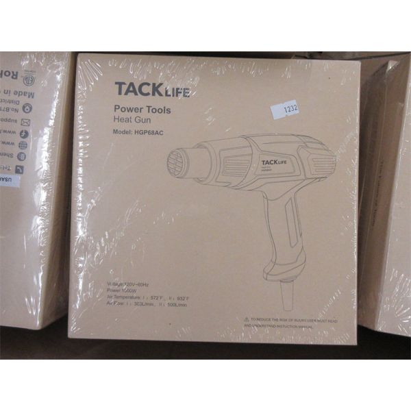 New Tacklife Electric Heat Gun  - Model HGP68AC