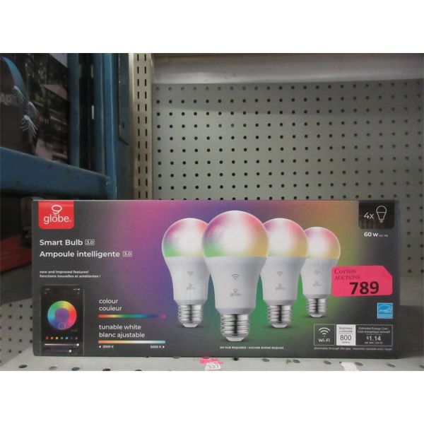 Set of 4 Globe Smart Bulbs 