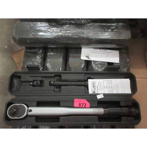 New 1/2  Drive Click Torque Wrench by Tacklife