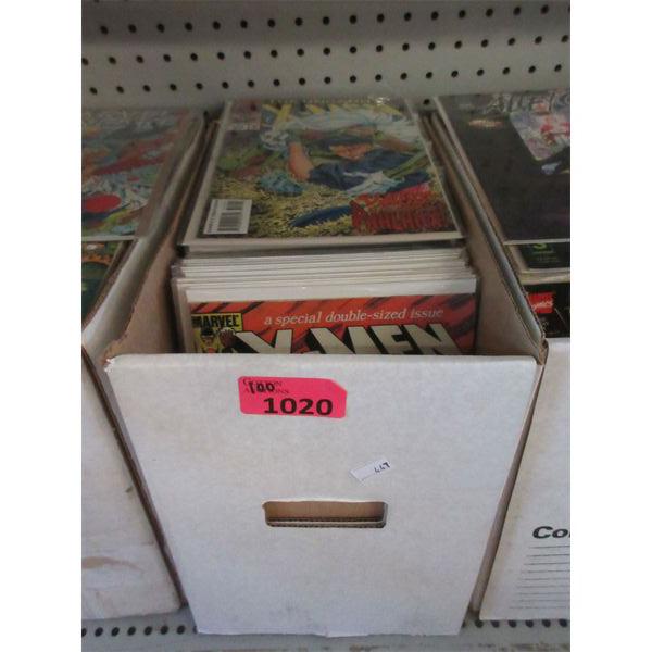 Box of 100 Assorted Comic Books 