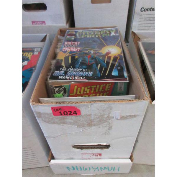Box of 100 Assorted Comic Books 