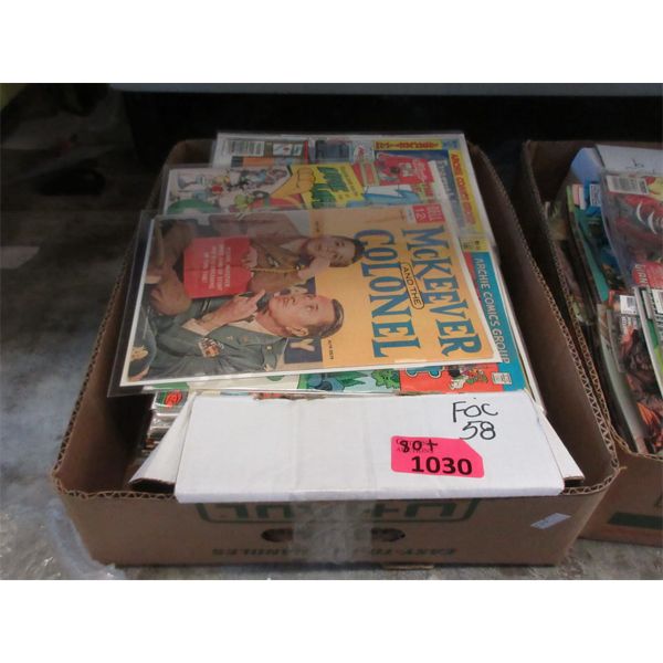 Box of 80+Assorted Comic Books 