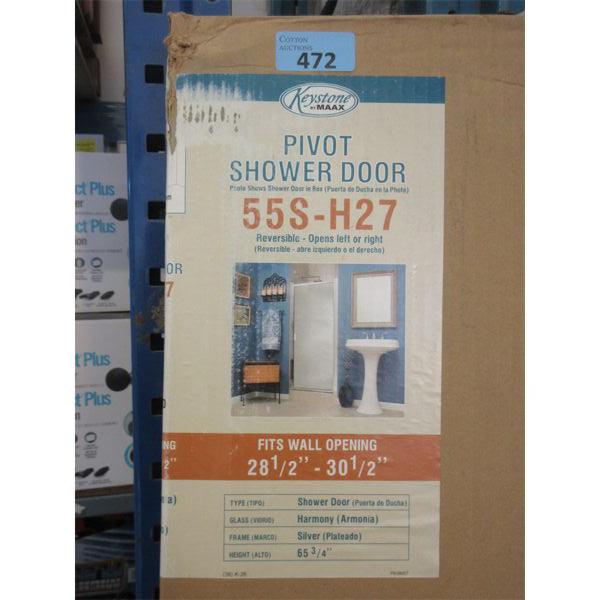 New Keystone Max Glass Pivot Shower Door