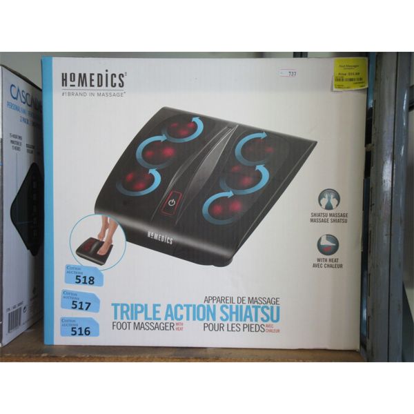 HoMedics Triple Action Shiatsu Foot Massager