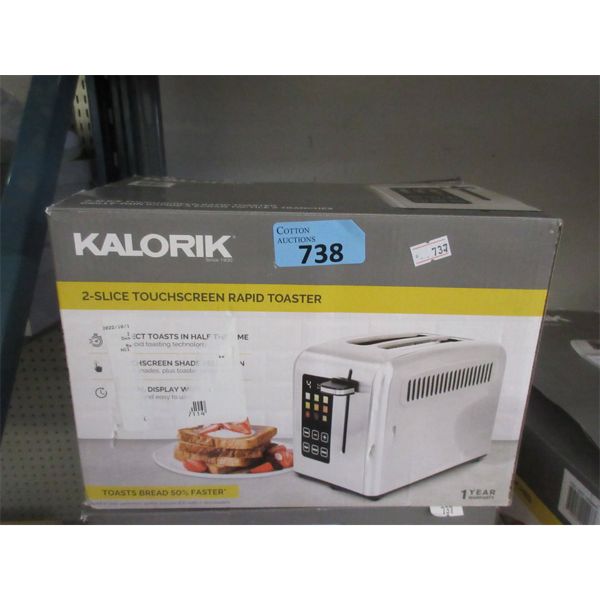 Kalorik 2 Slice Touch Screen Rapid Toaster