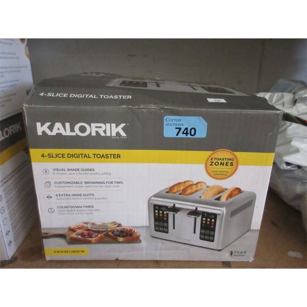 Kalorik 4 Slice Digital Toaster