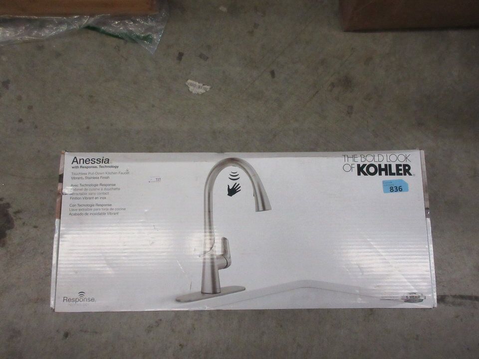 Kohler Anessia Touchless Pull Down Kitchen Faucet