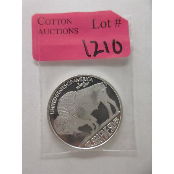 1 Oz .999 Silver Liberty First Nations/Buffalo Round