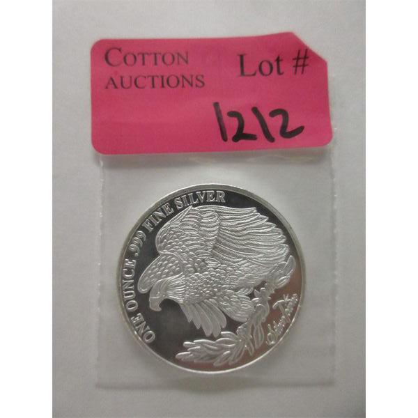 1 Oz .999 Silver Saint Gaudens Round 