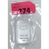 Image 1 : 1 Oz .999 Silver JBR Ethically Sourced Bar 