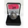 Image 1 : 1 Oz .9995 Fine Platinum 2023 Bull of Clarence Coin 