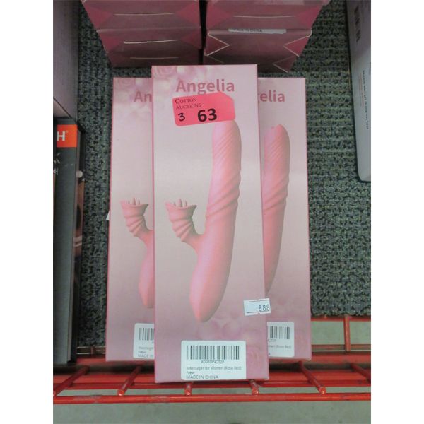 3 New Angelia Vibrators in Sealed Packages