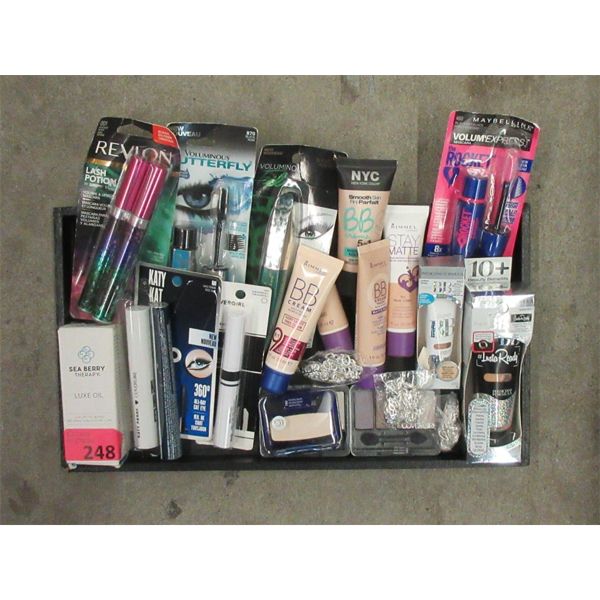 20 Pcs. Lot of Mascara, Eyeshadow, Foundation and More