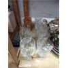 Image 2 : Shelf Lot of Vintage Glass, Crystal and Pottery
