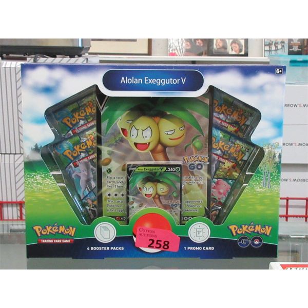 New Pokemon Alolan Exeggutor V Box