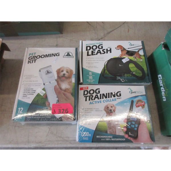 3 Piece Lot of New Dog Care Merchandise