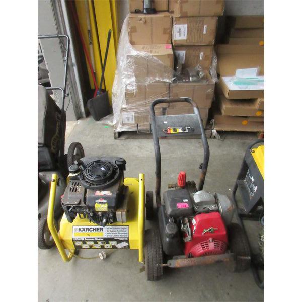 2 Gas Pressure Washers - As Is