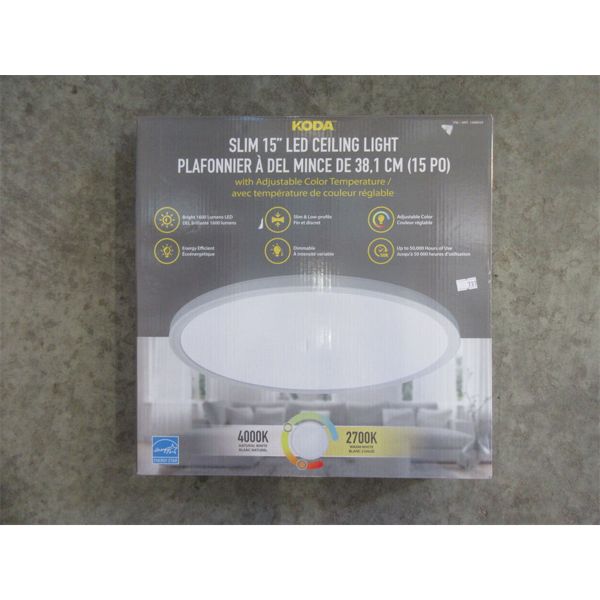 KODA Slim 15  LED Ceiling Light - Dimmable