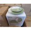 Image 1 : Set of 12 New Hiteclife Dinnerware Plates - Dark Green