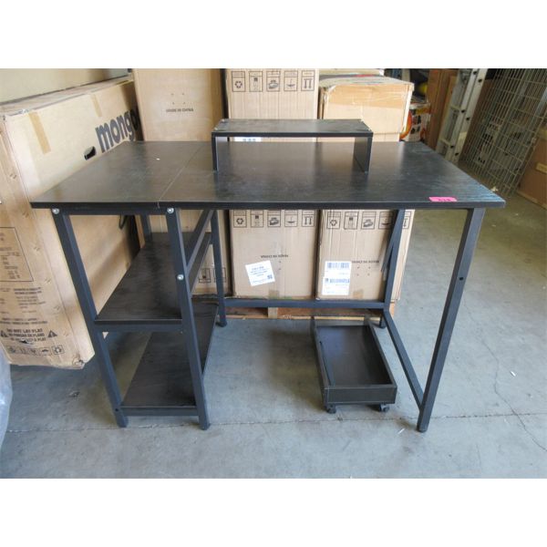 Computer Desk with Riser & PC Stand