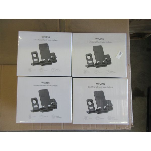 4 New Wemiss 3-in-1 Desk Top Cell Phone Stands