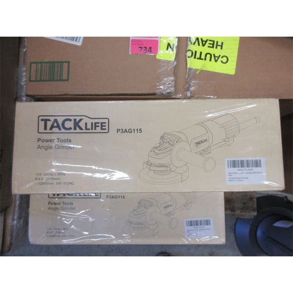 New Tacklife Angle Grinder - Model: P3AG115