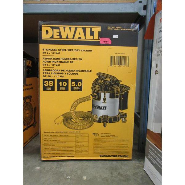 DeWalt Stainless Steel Wet/Dry Vacuum