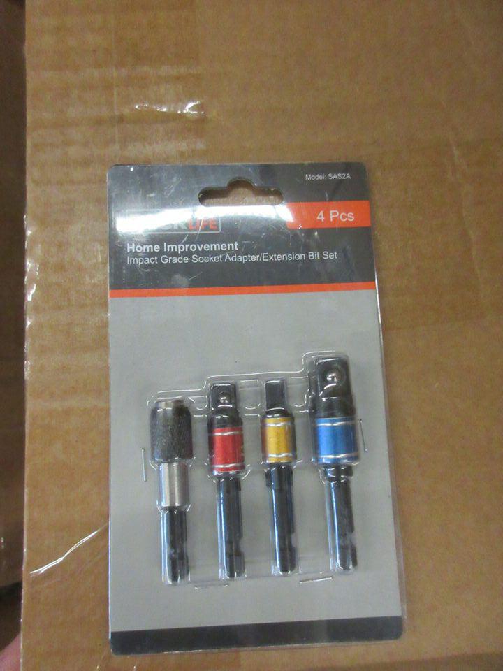 3 Stuks Impact Grade Socket Adapter Set, Hex Drive 1/4 3/8 1/2, Quick Change Boor Socket Adapter, Adapter Kit Voor Impact Driver Of Boor 3 Stuks Impact Grade Socket Adapter Set, Hex Drive 1/4 3/8 1/2, Quick Change Boor Socket Adapter, Adapter Kit Voor Impact Driver Of Boor