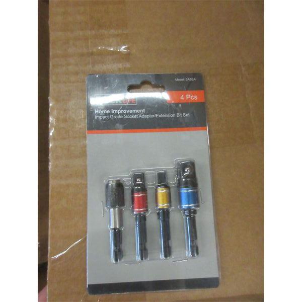 10 New Impact Grade Socket Adapter/Extension Bit Sets