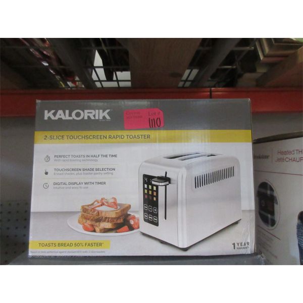 Kalorik 2-Slice Touch Screen Rapid Toaster