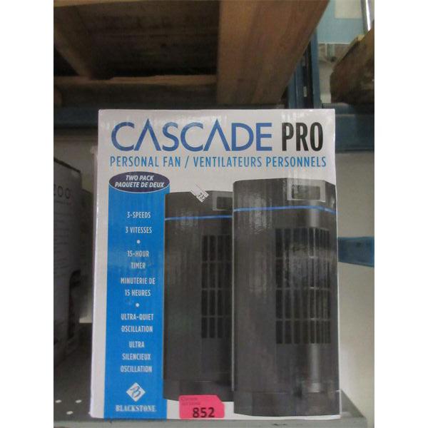 Cascade Box Fans Cascade Pro Personal Fan 2 Pack