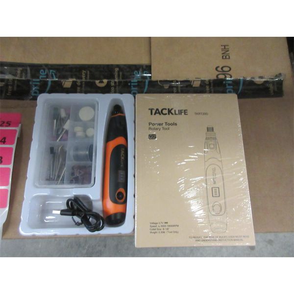 2 New Tacklife Cordless G2 Rotary Tools