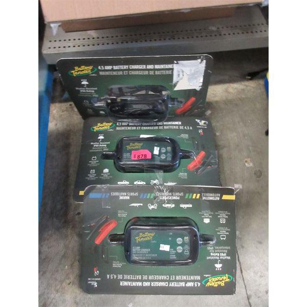 3 Battery Tender Battery Charger & Maintainers