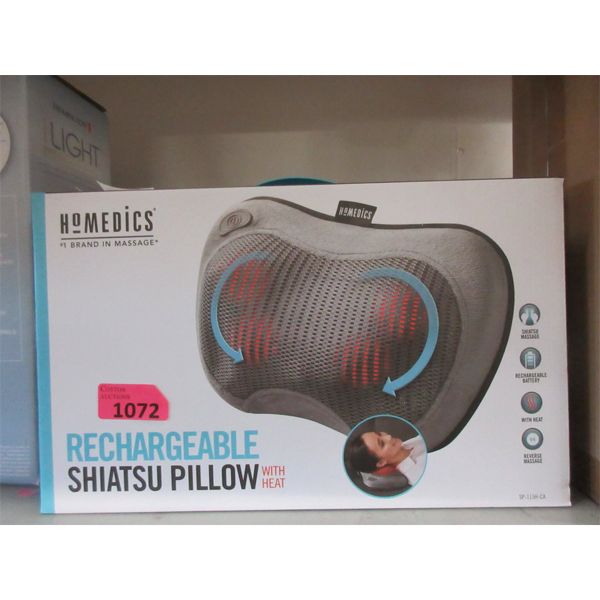 Homedics Rechargeable Shiatsu Pillow